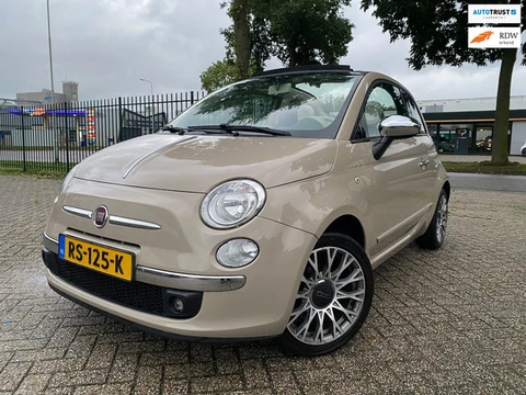 Fiat 500 C 1.2 cappuccino Cabrio Tel Airco Pdc distr verv