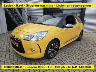 Citroen DS3 1.6 So Chic - Leder - Stoelverwarming - Navi - licht en regensensor - dealer onderhouden