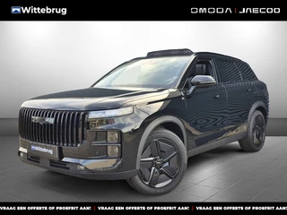 Jaecoo 7 1.5 TGDI SHS-P Black Edition Plug-In Hybride Automaat, Full Black met Lederen Bekleding en 