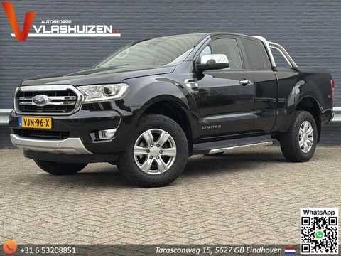 Ford Ranger 2.0 EcoBlue Limited Super Cab | € 15.950,- NETTO! | Camera | Leder | Cruise | Climate | 