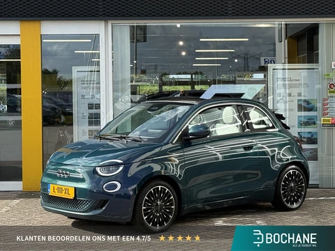 Fiat 500 C La Prima 42 kWh | NAP | Dealer onderhouden | Navigatie | Achteruitrijcamera | Pack Winter