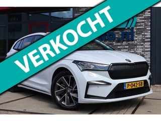 Skoda Enyaq iV 80 Sportline SOH 92% l TREKHAAK l ADAPT.CRUISE l DODE HOEK l MATRIX l LANE l CARPLAY 