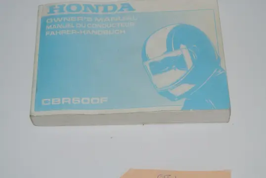INSTRUCTIEBOEKJE Honda CBR 600 F 1999 - 2000