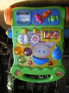 Vtech babywalker - wieltjes zijn in 2 standen te zetten