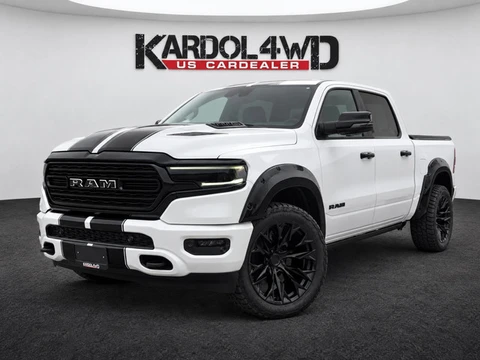 Dodge Ram 1500 5.7 V8 4x4 Crew Cab Limited BLACK ON WHITE EDITION!!| BPM VRIJ! | Virtual cockpit | H