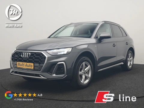 Audi Q5 55 TFSI e S Line PHEV 367pk Dealer O.H | Trekhaak Af Fabriek | Adaptive Cruise | 360 Camera 