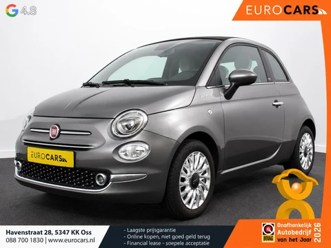 Fiat 500 C 1.0 Hybrid Dolcevita Lederen Bekleding Cruise Control Climate Control Parkeersensoren Ach