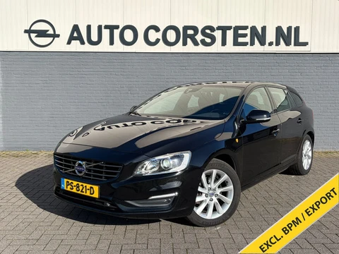 Volvo V60 T3 153PK Automaat Leder+Stoelverwarming Navi Trekhaak Bluetooth Ecc Pdc Polar+ Dynamic Lmv