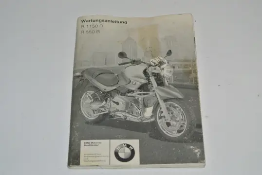 INSTRUCTIEBOEKJE BMW R 1150 R 2001 - 2005