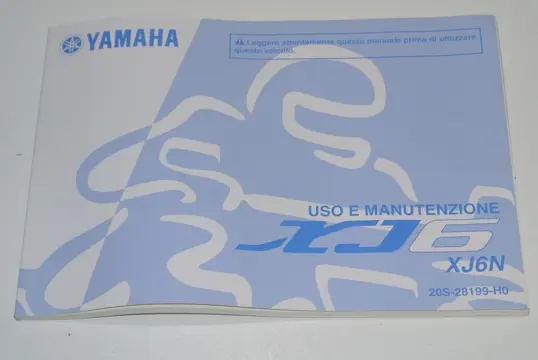 INSTRUCTIEBOEKJE Yamaha XJ 600 Diversion 2008 - 2011