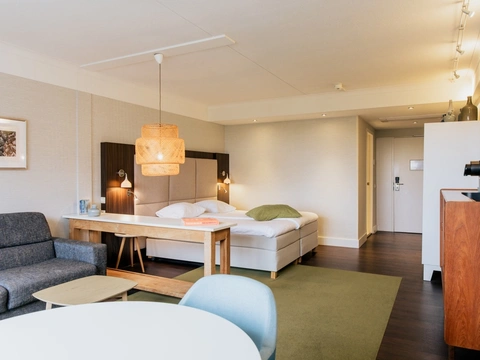 Familiesuite in hotel op loopafstand van dorpscentrum en strand