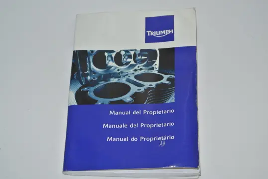 INSTRUCTIEBOEKJE Triumph Street Triple 675 2007 - 2011