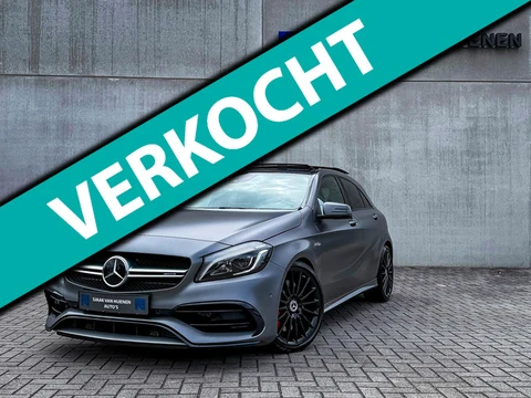 Mercedes-Benz A-klasse 45 AMG 4-Matic 381pk! 2é Eig|Designo Magno Grey|Performance stoelen+Memory|Pe