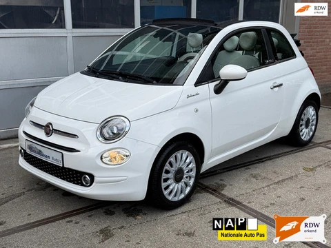 Fiat 500 C 1.0 Hybrid Dolcevita,Cabrio,Cruise,Airco,52488 km,LMV