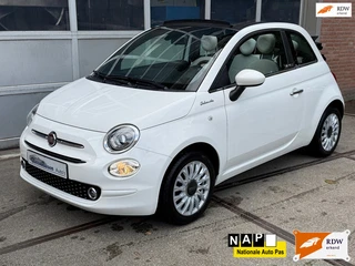 Fiat 500 1.0 Hybrid Dolcevita,Cabrio,Cruise,Airco,52488 km,LMV