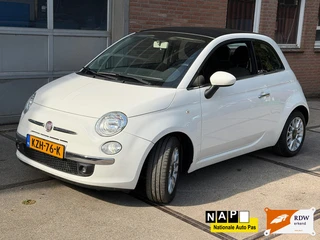 Fiat 500 1.2 Lounge,4 cil,AIRCO,LMV,HALF LEER,SPORT STOELEN,NIEUWSTAAT