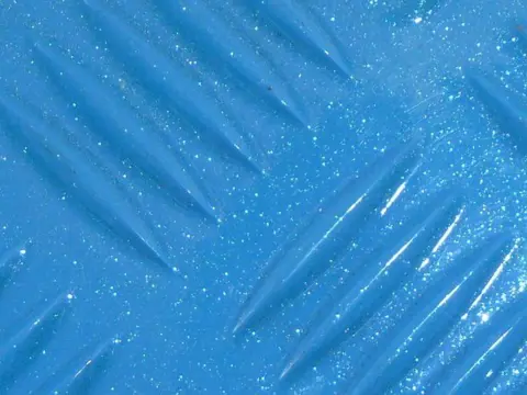 Blauw metallic flake additief voor poedercoating en verf