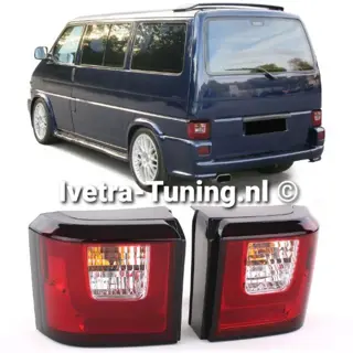 LED Lightbar Achterlichten Volkswagen Transporter T4 (Rood)
