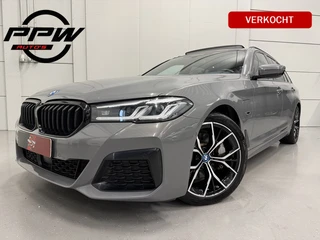 BMW 5 Serie Touring 530e xDrive M-Sport BERNINAGRAU/PANO/HEAD-UP/H&K/LEER-SPORT/SOH 90%/MEMORY/ACC/S