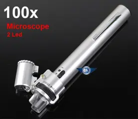 LED 100X microscoop microscoop voor goud , zilver, biologie