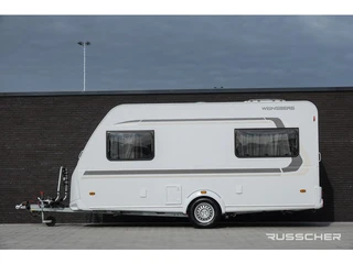Weinsberg CaraOne 420 QD Caravan | Go2 Mover | Schotel | Kachel | Douche | Toilet | Luifel | Voorten