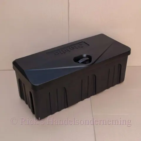 Opbergkist, Disselbak, Opbergbox, kunststof 750 mm