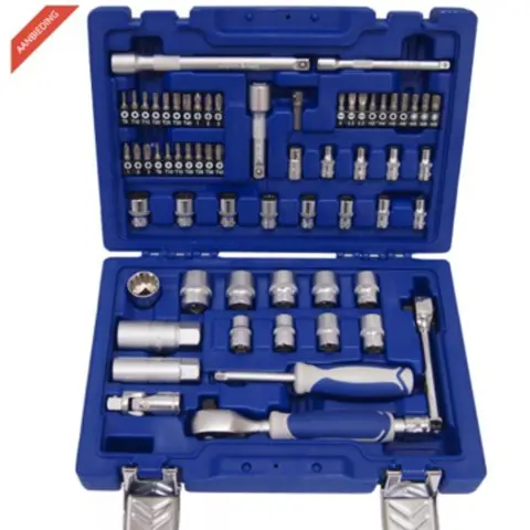 Actie Doppendoos 1/4" + 3/8" 62-dlg.