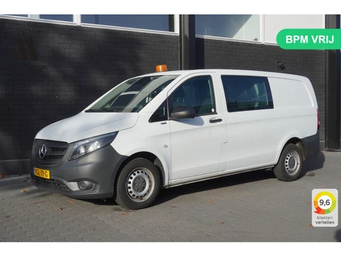 Mercedes-Benz Vito 110 CDI Lang Dubbel Cabine EURO 6 - Airco - PDC - NAP - €22.950,- Excl.