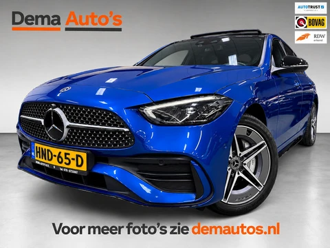 Mercedes-Benz C-klasse 300 e AMG BLACK-LINE 313PK SOH-TEST/LUCHTVERING/PANO/V-COCKPIT/NAVI/DAB/CARPL