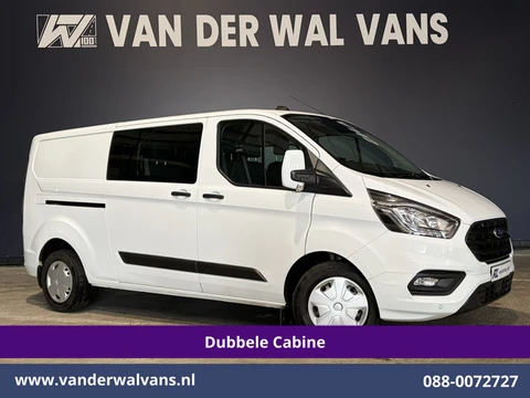 Ford Transit Custom 2.0 TDCI 131pk Automaat L2H1 Dubbele Cabine Euro6 Airco | 6-Zits | Camera | Navi