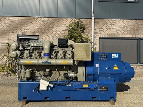 MWM TBD 602 V12K 880 kVA noodstroom aggregaat Generatorset as New ! 78 hours