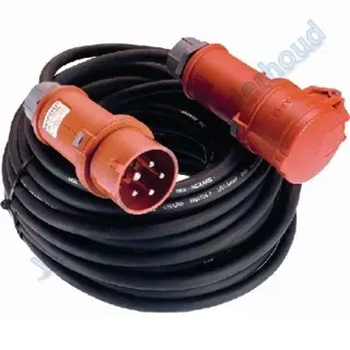 CEE-verlengsnoer 16A 400V L=10mtr