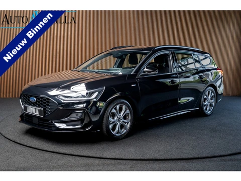 Ford FOCUS Wagon 1.0 EcoB Hybrid ST Line Navi Camera Climate Stuurverwarming Stoelverwarming PDC Zwa