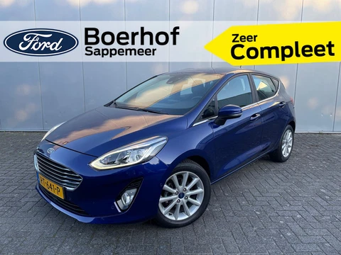 Ford Fiesta Ecoboost Titanium 100PK | Voorruitverw. | Clima | Adap. Cruise | Camera | 4 seiz. banden