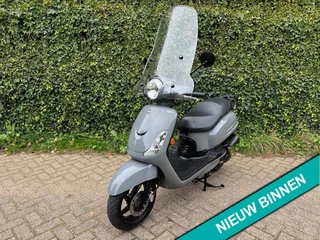 SYM Fiddle 2 E4 Scooter Rich Grey Windscherm BETAAL met in3