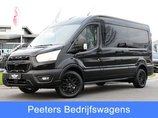 Ford Transit 350 2.0 TDCI L3H2 Black Edition Camera, Cruise, Caplay, Automaat, 130PK, Trekhaak, Mult