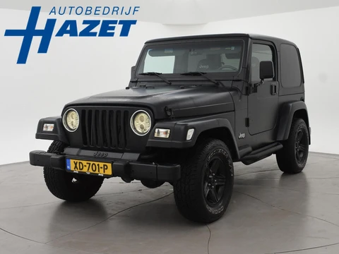 Jeep Wrangler 2.5i 4X4 SOFTTOP + HARDTOP | LEDER | APPLE CARPLAY | TREKHAAK | LMV