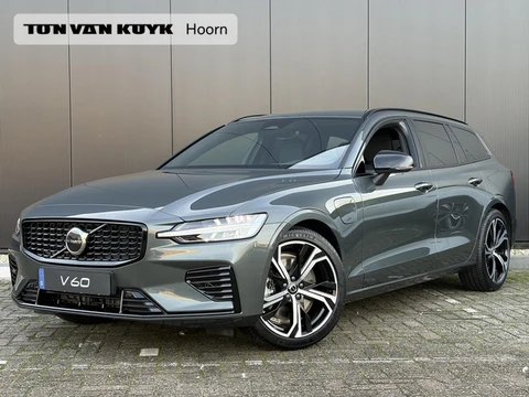 Volvo V60 2.0 T6 Plug-in hybrid AWD Plus Dark Leer/ 19 inch/ extra getint glas / uit voorraad leverb
