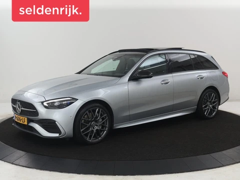 Mercedes-Benz C-klasse Estate 300 e AMG Line | SOH 98,0% | Panoramadak | Leder | Memory | Stoelverwa