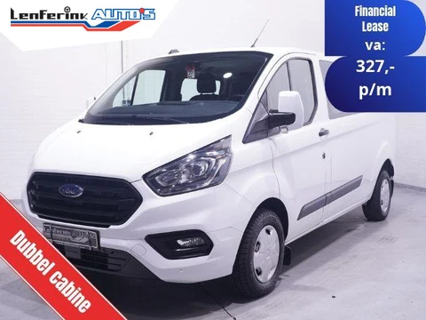 Ford Transit Custom 2.0 TDCI 130 pk L2 Dubbel Cabine 5-Zits Trend Airco, Cruise Control, Opbergkast 