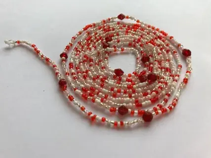 PieKa! 40 strengen rode rocailles voor maar €9.95 incl verz.