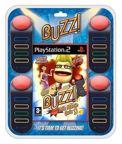 Buzz the Music Quiz + 4 buzzers (Nederlandse versie)