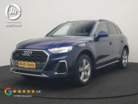 Audi Q5 50 TFSI e 2x S Line PHEV 300pk Dealer O.H | SOH 92,6% | Sportstoelen Verwarmd | Bang & Olufs
