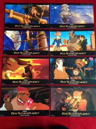 TREASURE PLANET lobbycard set.