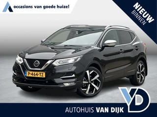 Nissan Qashqai 1.3 DIG-T Tekna + |Camera|Carplay|Pano-dak|Cruise|Trekhaak|Bose|Stoelverw.|Leder