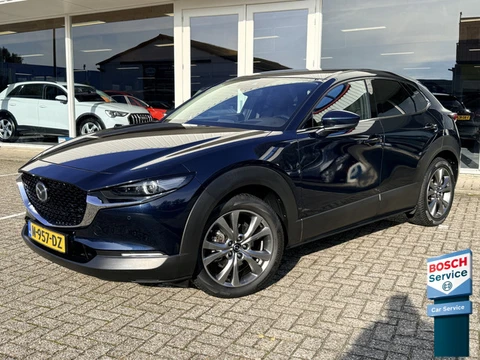 Mazda CX-30 2.0 e-SkyActiv-X M Hybrid Luxury | Trekhaak | Leder | Stoel- en stuurverwarming | Apple/