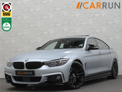 BMW 4 Serie Gran Coupé 440i xDrive M-Sport | Frozen Silver | Schuifdak | ACC | Individual Leder | Or