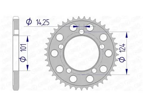 ACHTER TANDWIEL KTM 990 SM + SMT 2009 - 2010