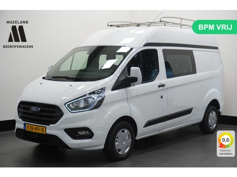 Ford Transit Custom 2.0 TDCI Dubbel Cabine L2H2 EURO 6 - Airco - Cruise - PDC - €19.900,- Excl.