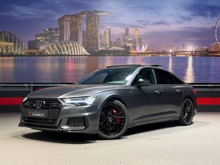 Audi A6 Limousine 55 TFSI e quattro S Competition RS-Stoelen|B&o|Trekhaak|360camera|Panorama|Full Op